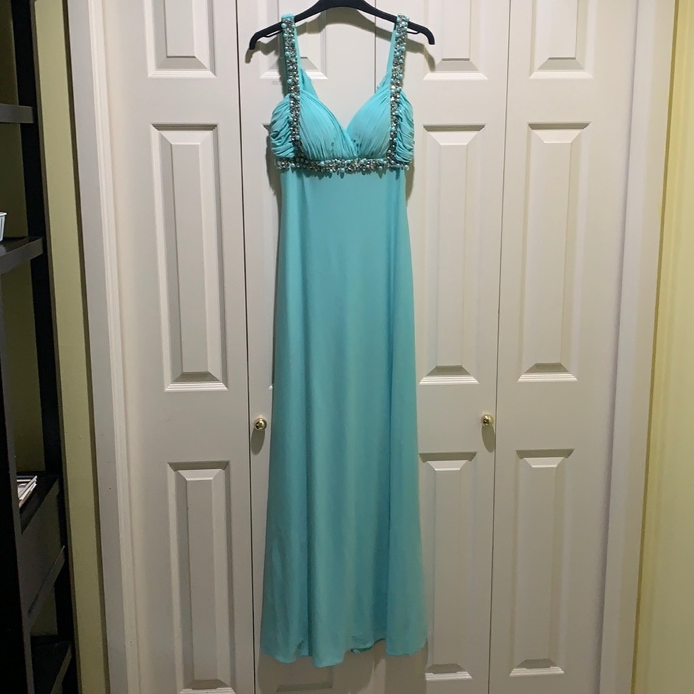 Betsy and Adam full length gown Prom Bridesmaid